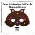Create your very own California Chipmunk mask at home! Use the color by number guide while learning some fun facts about the California Chipmunk. 