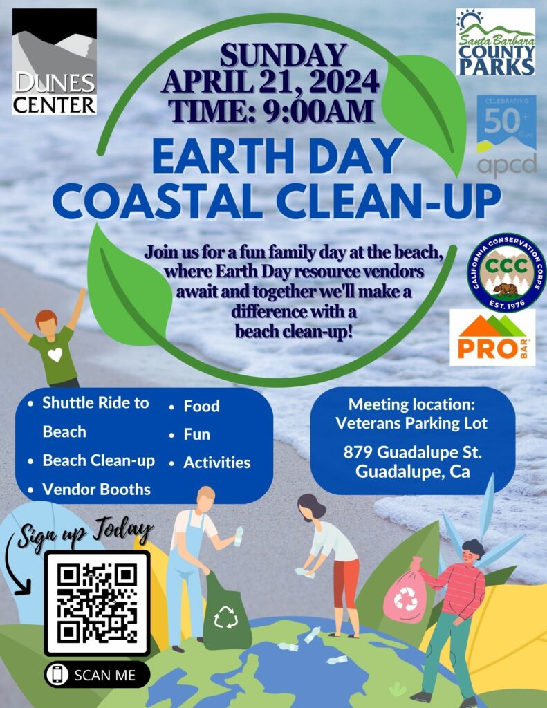 Earth Day 4.21.24 | Guadalupe Coastal Clean-up